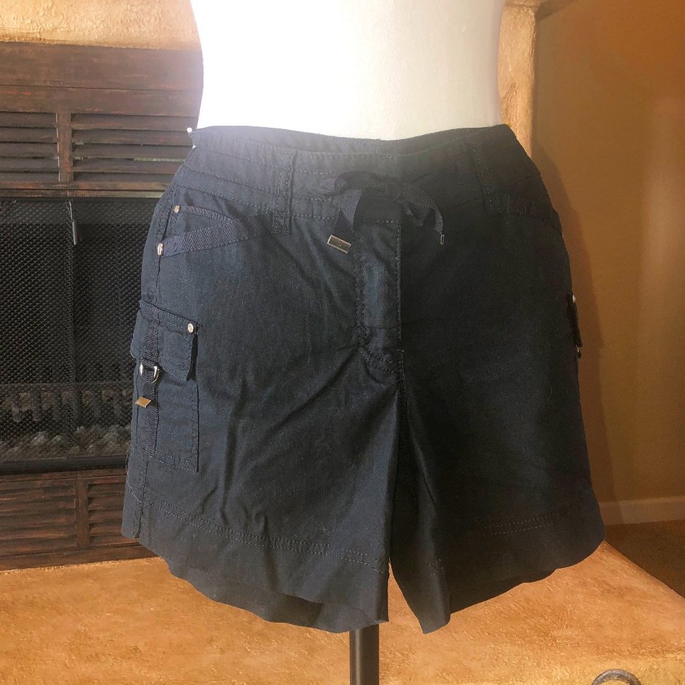 WHBM black dressy Cargo Shorts - NWOT
